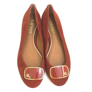 Lauren Ralph Lauren suede flats! 75% off!